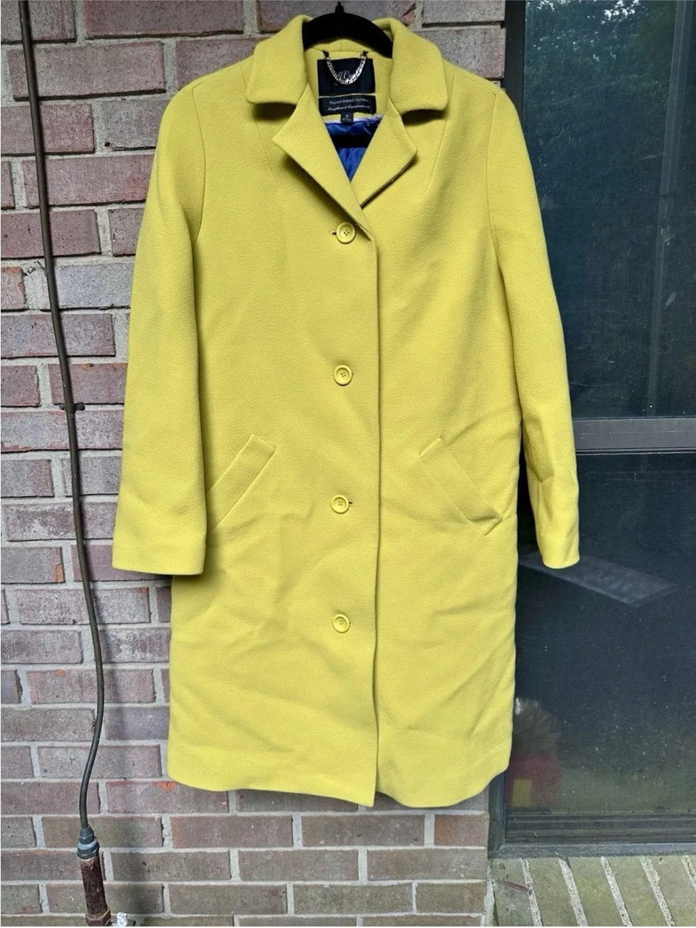 J Crew Wool Trench Size Small